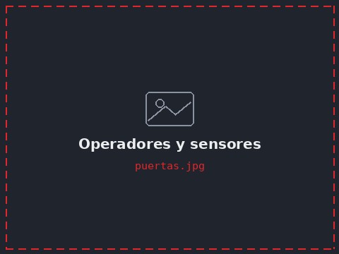 Operadores y sensores de puerta