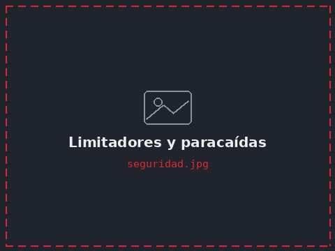 Limitadores y paracaídas